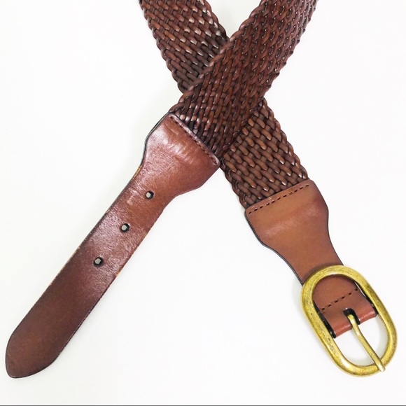 LOFT Genuine Woven Leather Belt - Picture 4 of 7